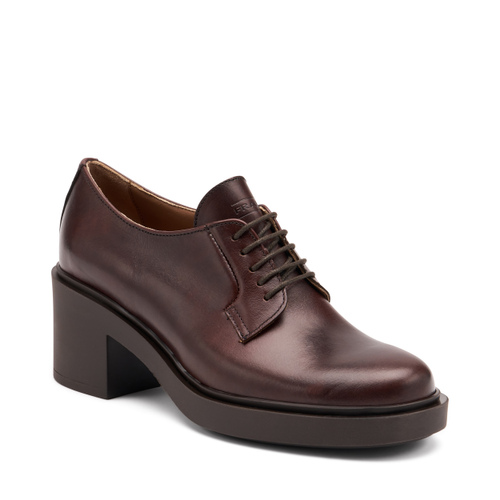 Heeled leather lace-ups - Frau Shoes | Official Online Shop
