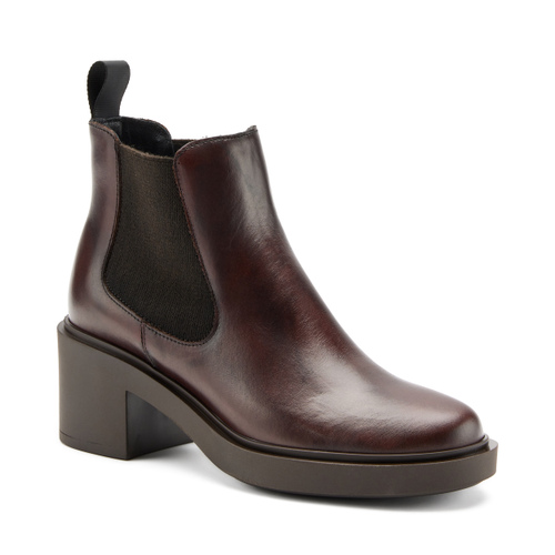Leather Chelsea boots with comfortable heel - Frau Shoes | Official Online Shop