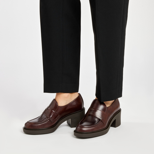 Heeled leather loafers - Frau Shoes | Official Online Shop