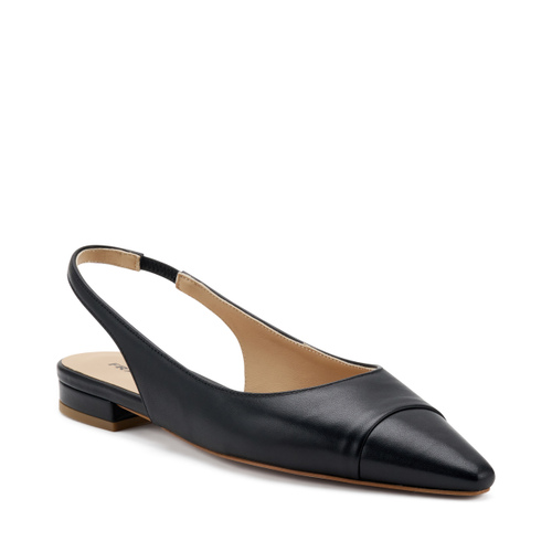 Pointed-toe leather slingbacks - Frau Shoes | Official Online Shop