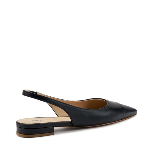 Pointed-toe leather slingbacks - Frau Shoes | Official Online Shop