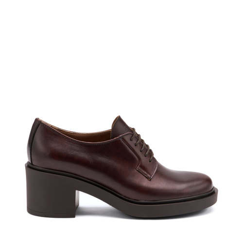 Heeled leather lace-ups - Frau Shoes | Official Online Shop