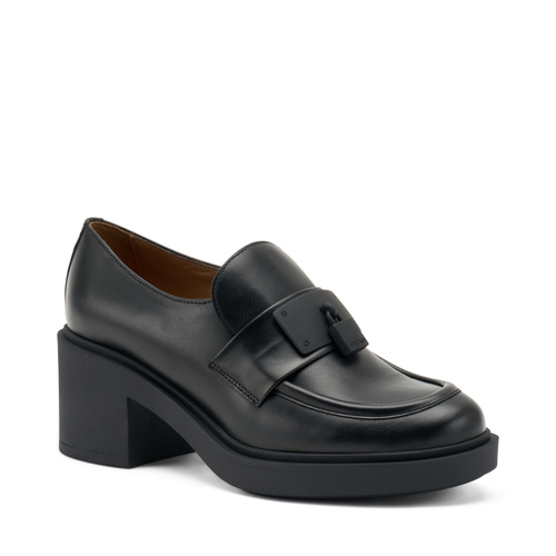 Mokassin aus Leder mit farblich passendem Vorhängeschloss - Frau Shoes | Official Online Shop