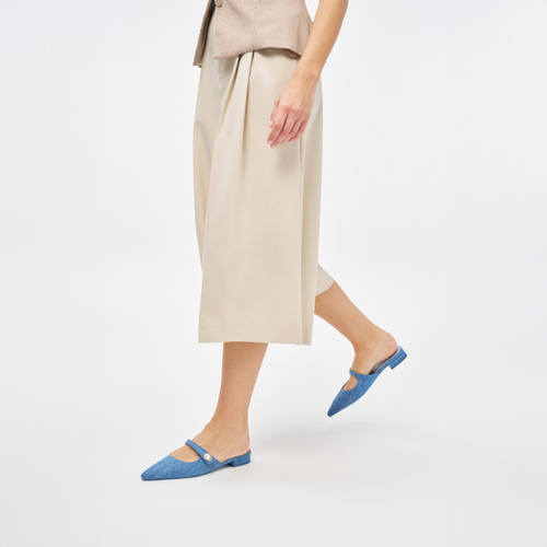 Sabot in denim con perla gioiello - Frau Shoes | Official Online Shop