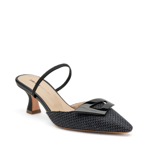 Slingback in rafia con cinturino multiposizione - Frau Shoes | Official Online Shop