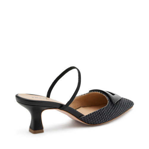 Slingback aus Bast mit mehrfach verstellbarem Riemen - Frau Shoes | Official Online Shop