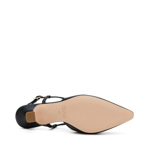 Slingback aus Leder mit Absatz - Frau Shoes | Official Online Shop