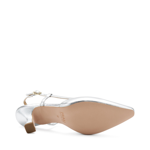 Slingback in pelle laminata con tacco - Frau Shoes | Official Online Shop