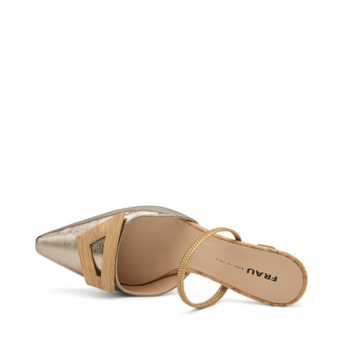 Slingbacks with cork-look heel - Frau Shoes | Official Online Shop