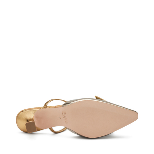 Slingback con tacco effetto sughero - Frau Shoes | Official Online Shop