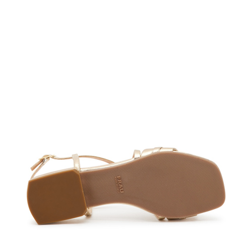 Sandalo in pelle laminata con applicazione gioiello - Frau Shoes | Official Online Shop
