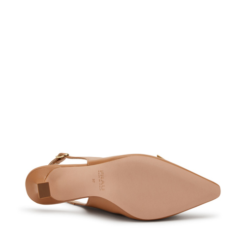 High-heeled leather slingbacks - Frau Shoes | Official Online Shop