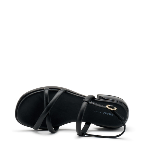 Leather sandals with tubular straps - Frau Shoes | Official Online Shop