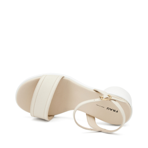 Strap sandals with geometric heel - Frau Shoes | Official Online Shop