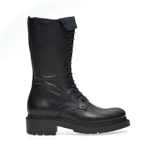 High leather biker boots - Frau Shoes | Official Online Shop