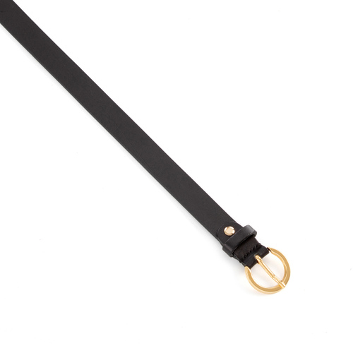 Cintura in pelle con fibbia tonda - Frau Shoes | Official Online Shop