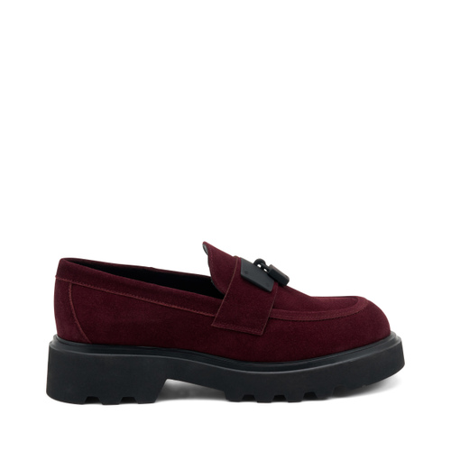 Loafers with lug sole and accessory - Frau Shoes | Official Online Shop