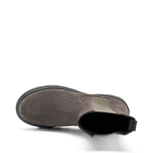 High suede Chelsea boots with lug sole - Frau Shoes | Official Online Shop
