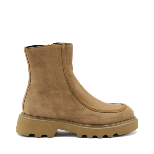 Suede ankle boots with Adler stitching - Frau Shoes | Official Online Shop