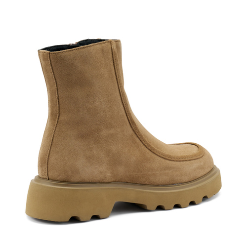 Suede ankle boots with Adler stitching - Frau Shoes | Official Online Shop