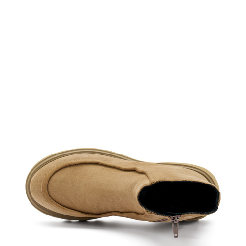 Suede ankle boots with Adler stitching - Frau Shoes | Official Online Shop