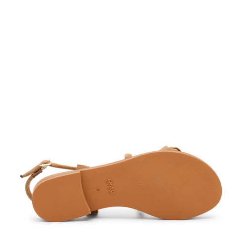 Suede sandals with braided upper - Frau Shoes | Official Online Shop