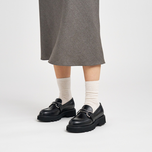 Leather loafers with bold sole - Frau Shoes | Official Online Shop