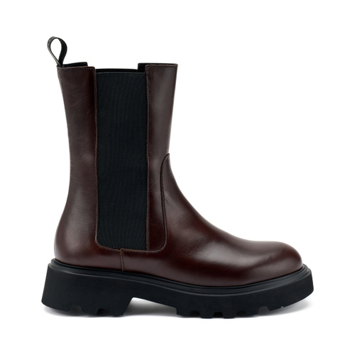 High Chelsea boots with lug sole - Frau Shoes | Official Online Shop