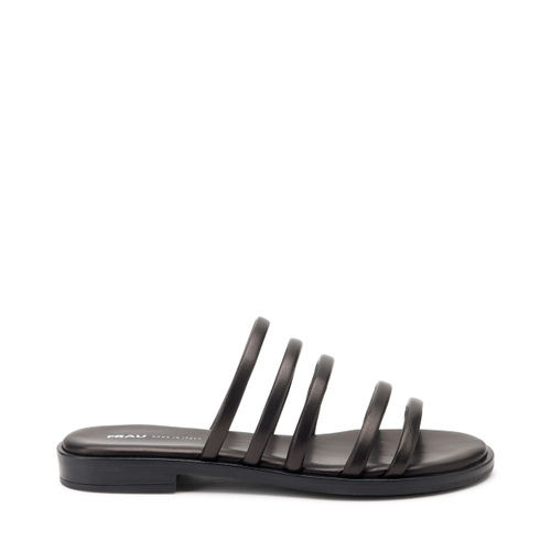 Ciabattina in pelle con fascette tubolari soft - Frau Shoes | Official Online Shop