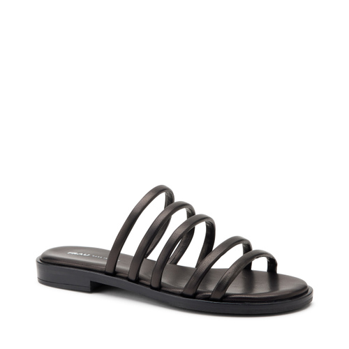 Ciabattina in pelle con fascette tubolari soft - Frau Shoes | Official Online Shop