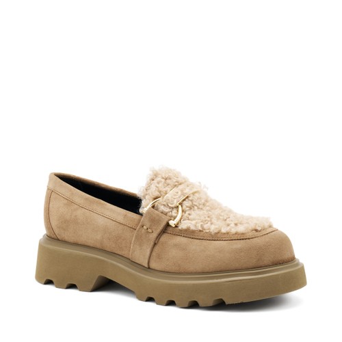 Loafers with teddy inserts - Frau Shoes | Official Online Shop