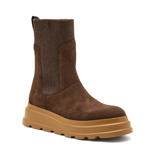 Beatles aus Veloursleder mit Plateausohle - Frau Shoes | Official Online Shop