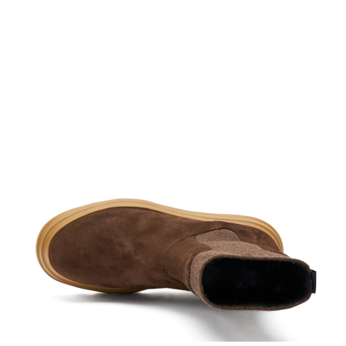 Beatles aus Veloursleder mit Plateausohle - Frau Shoes | Official Online Shop