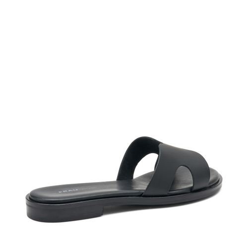 Minimal leather sliders - Frau Shoes | Official Online Shop