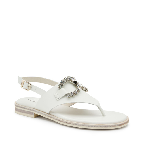 Thong sandals with bejewelled accessory - Frau Shoes | Official Online Shop