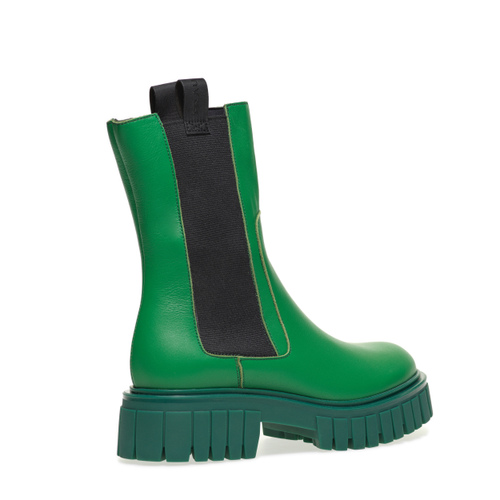 High Chelsea boots with track sole - Frau Shoes | Official Online Shop