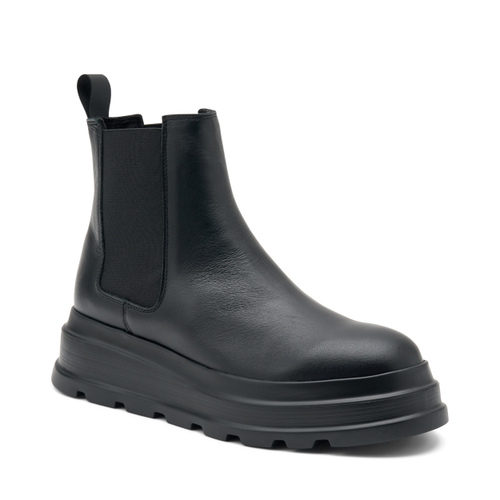 Leather Chelsea boots with platform sole - Frau Shoes | Official Online Shop