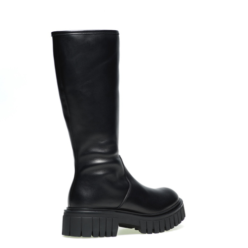 Tube boot with track sole - Frau Shoes | Official Online Shop