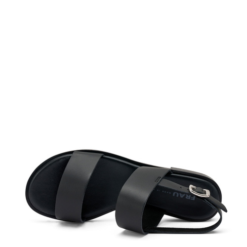 Double-strap sandals in raw-cut leather - Frau Shoes | Official Online Shop