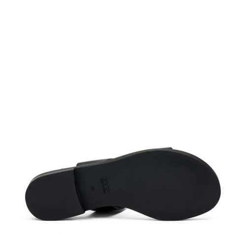 Double-strap sandals in raw-cut leather - Frau Shoes | Official Online Shop