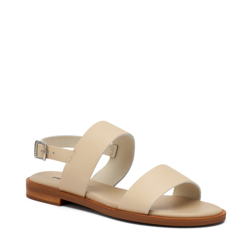 Double-strap sandals in raw-cut leather - Frau Shoes | Official Online Shop