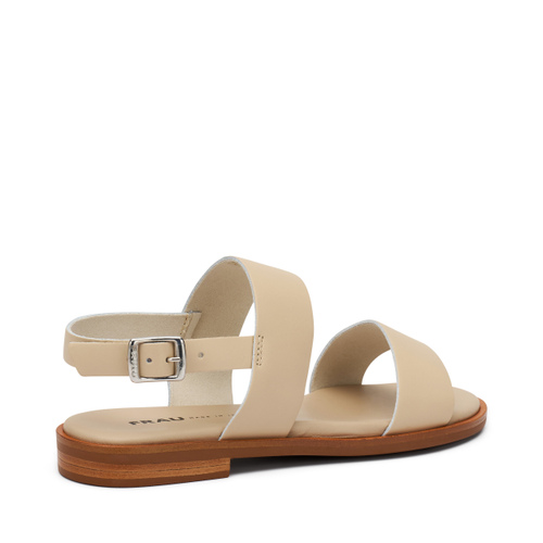 Double-strap sandals in raw-cut leather - Frau Shoes | Official Online Shop