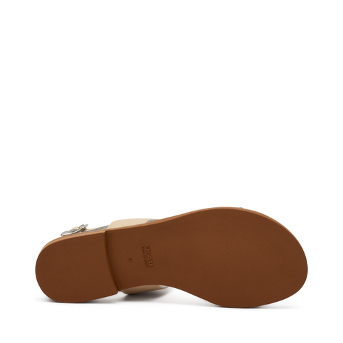 Double-strap sandals in raw-cut leather - Frau Shoes | Official Online Shop