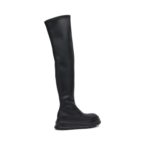 Thigh-high boots with platform sole - Frau Shoes | Official Online Shop