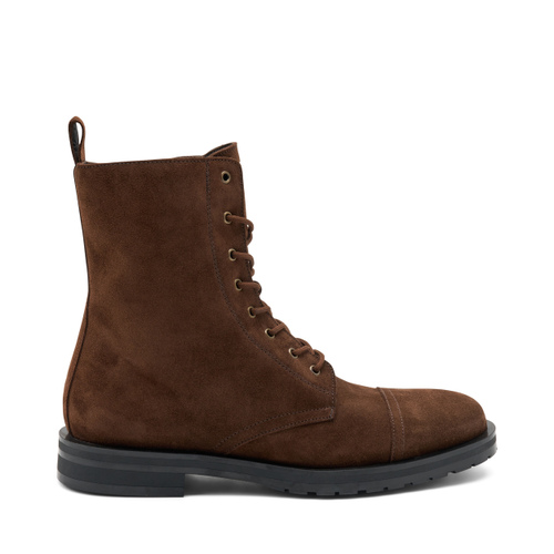 Suede combat boots - Frau Shoes | Official Online Shop