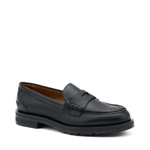 Mokassin aus gewalktem Leder - Frau Shoes | Official Online Shop