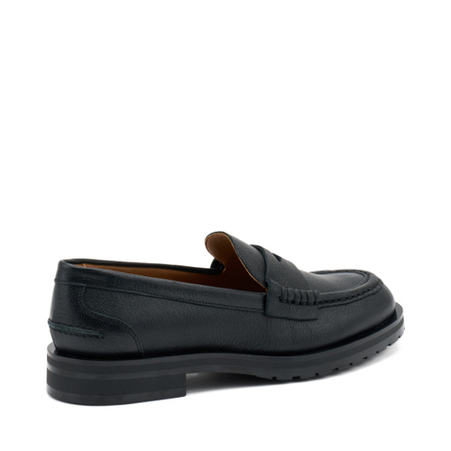 Mokassin aus gewalktem Leder - Frau Shoes | Official Online Shop