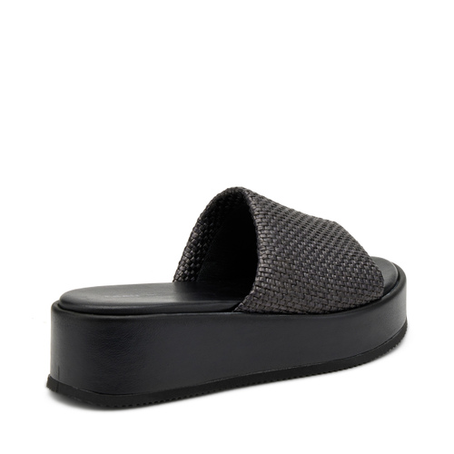 Raffia flatform sliders - Frau Shoes | Official Online Shop