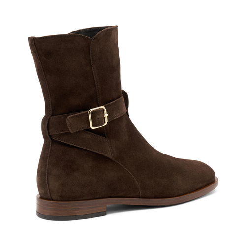 Stiefelette aus Veloursleder - Frau Shoes | Official Online Shop