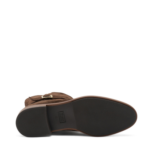 Stiefelette aus Veloursleder - Frau Shoes | Official Online Shop